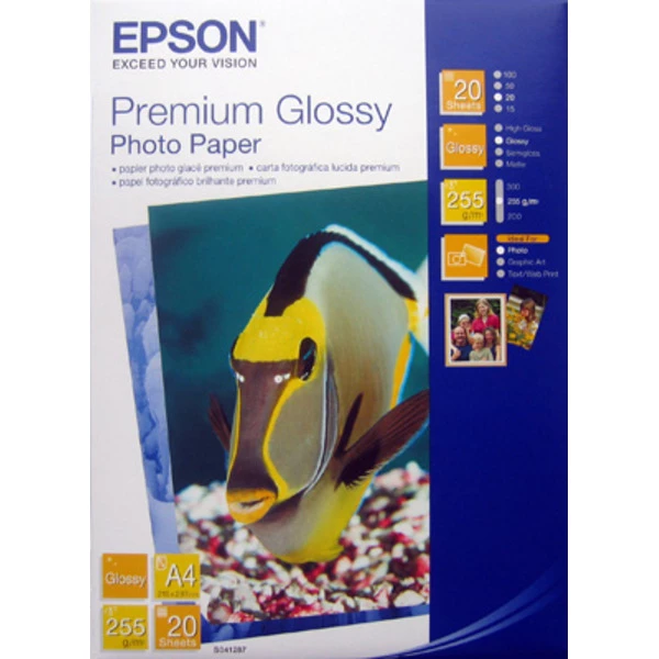 Фотобумага Premium Glossy А4, 20 л Epson (C13S041287)