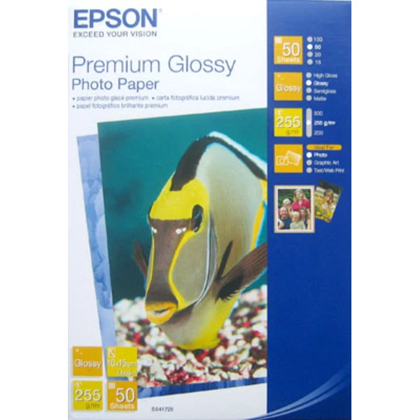 Фотобумага Premium Glossy 10x15 см, 50 л Epson (C13S041729)
