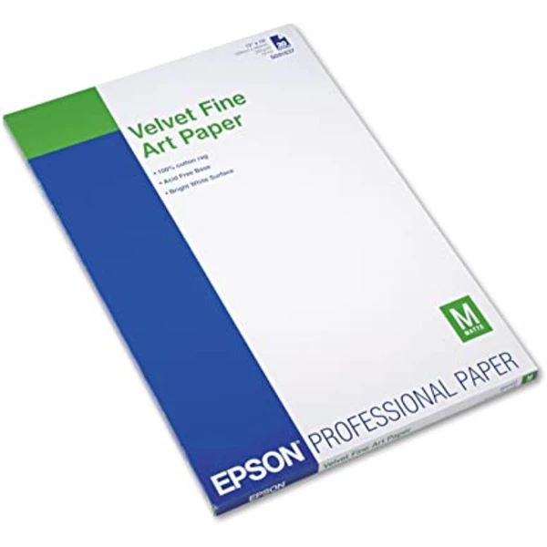Бумага Velvet FineArt Paper A3+, 20 л Epson (C13S041637)