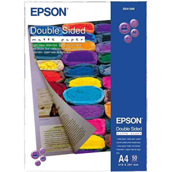 Фотобумага Double-Sided Matte Paper A4, 50 л Epson (C13S041569)