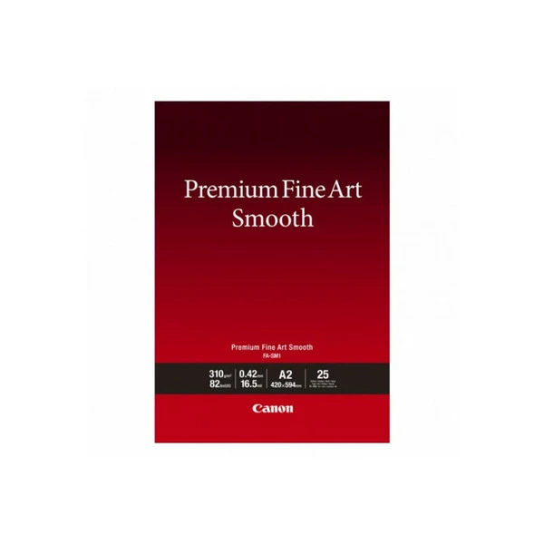 Фотобумага Premium Fine Art Paper Smooth 310 г/м2, A2, 25 л Canon (1711C006)