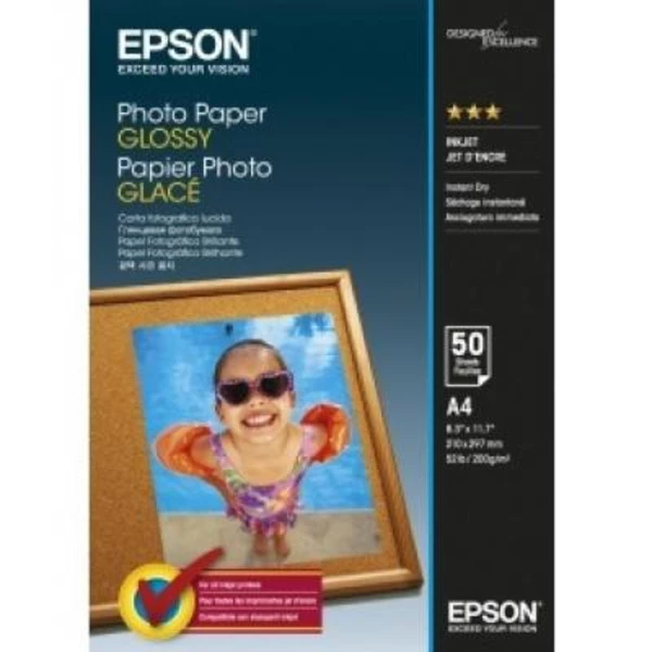 Фотобумага Glossy A4, 50 л Epson (C13S042539)