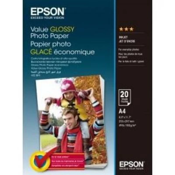 Фотобумага Value Glossy A4, 20 л Epson (C13S400035)
