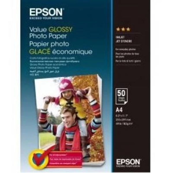 Фотобумага Value Glossy A4, 50 л Epson (C13S400036)