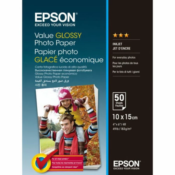 Фотобумага Value Glossy 10x15 см, 50 л Epson (C13S400038)