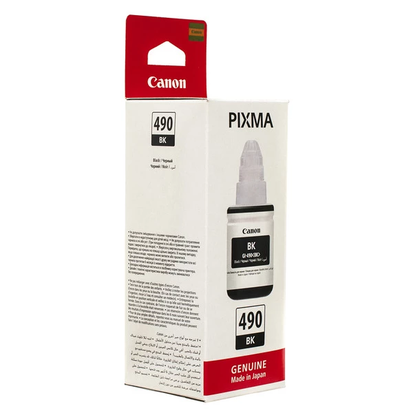 Чернила Pixma GI-490 черные, 135 мл Canon (0663C001) - Фото 1 