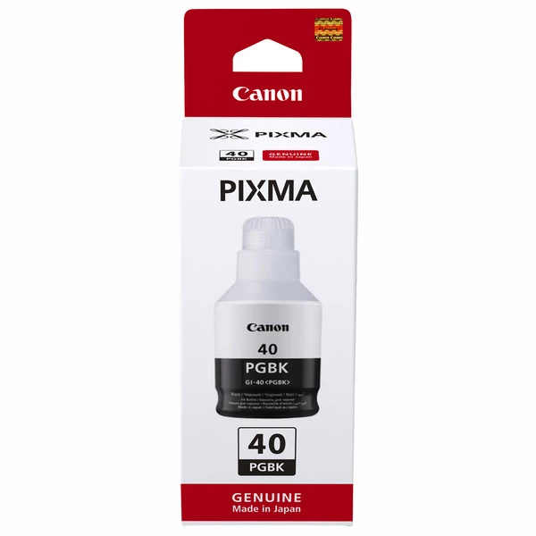 Чорнила Pixma GI-40 чорні, 170 мл Canon (3385C001) - Фото 1 