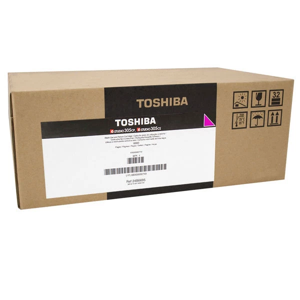 Тонер-картридж T-FC305PM-R пурпурный Toshiba (6B000000751)