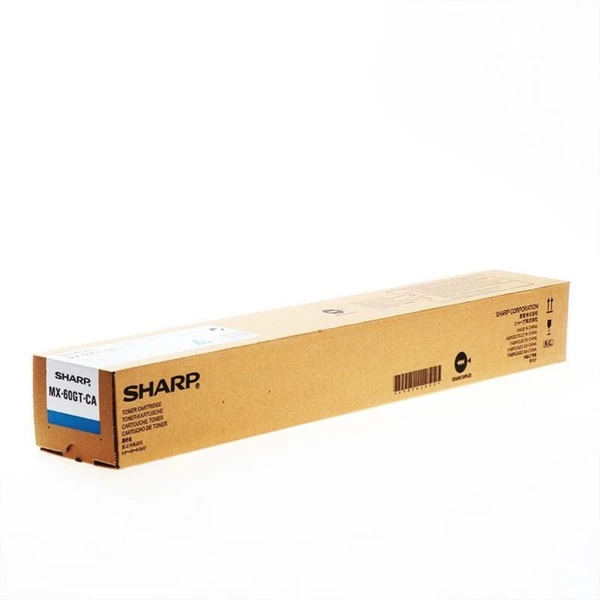 Тонер-картридж блакитний Sharp (MX60GTCA)