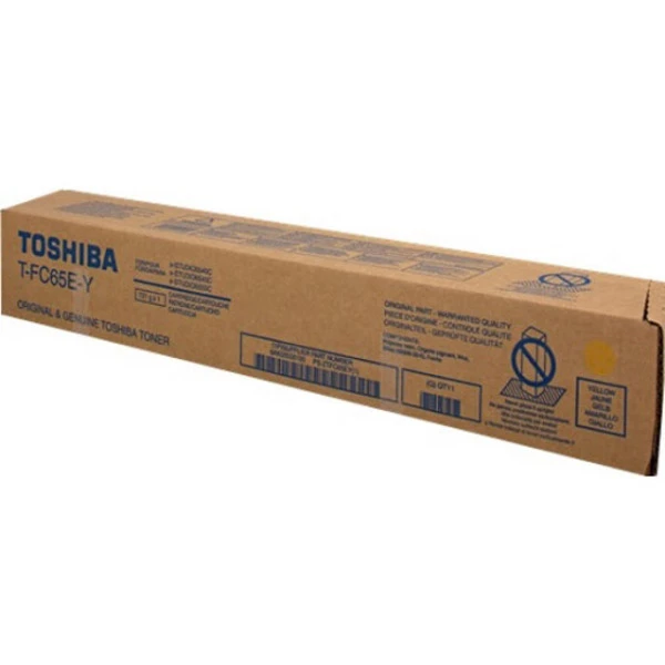 Тонер-картридж T-FC65E желтый Toshiba (6AK00000185)