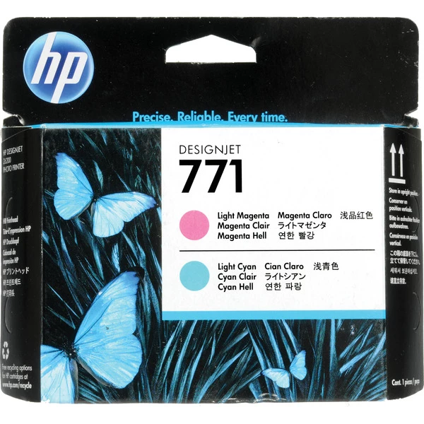 Головка друкуюча №771 світло пурпуровий / світло блакитний HP (CE019A)