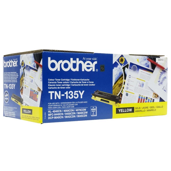 Тонер-картридж TN135Y желтый Brother (TN135Y)