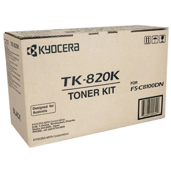 Тонер-картридж TK-820 чорний Kyocera Mita (1T02HP0EU0)
