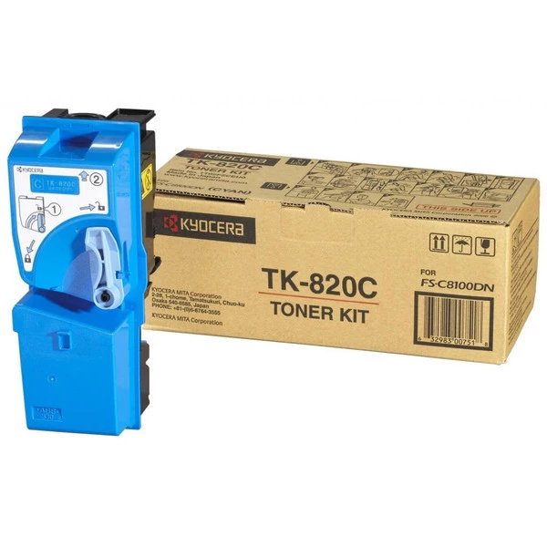 Тонер-картридж TK-820 блакитний Kyocera Mita (1T02HPCEU0)