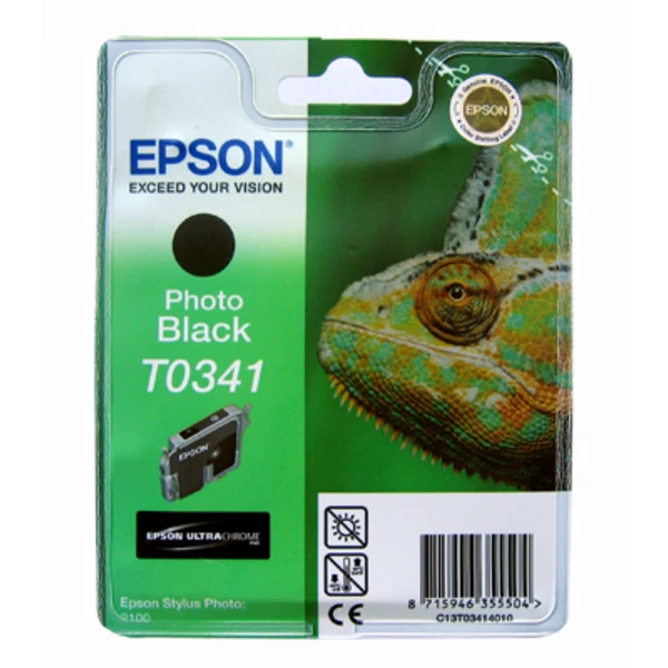Картридж T034140 фото чорний Epson