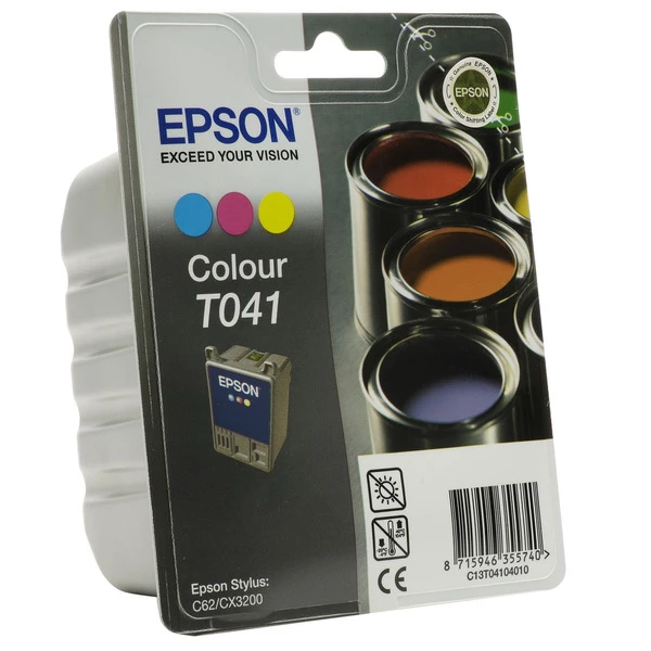 Картридж T041040 цветной Epson