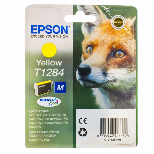 Картридж T12844A жовтий Epson (C13T12844011/C13T12844012)