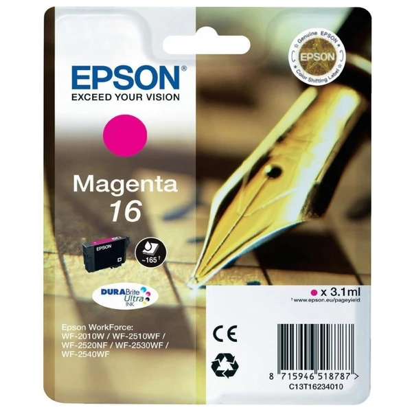 Картридж №16 пурпурный Epson (C13T16234010)