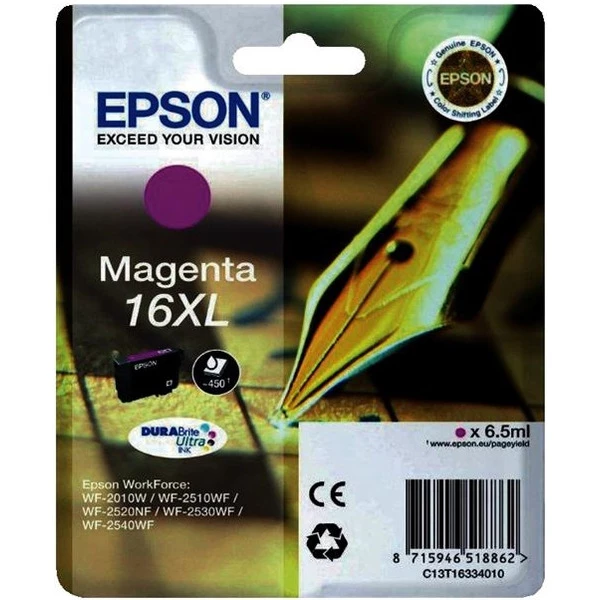 Картридж №16XL пурпурный Epson (C13T16334010)