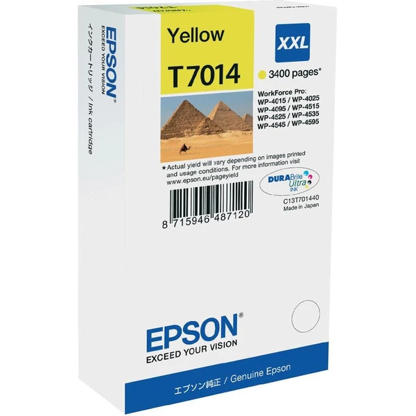 Картридж T701440 XXL желтый Epson (C13T70144010)