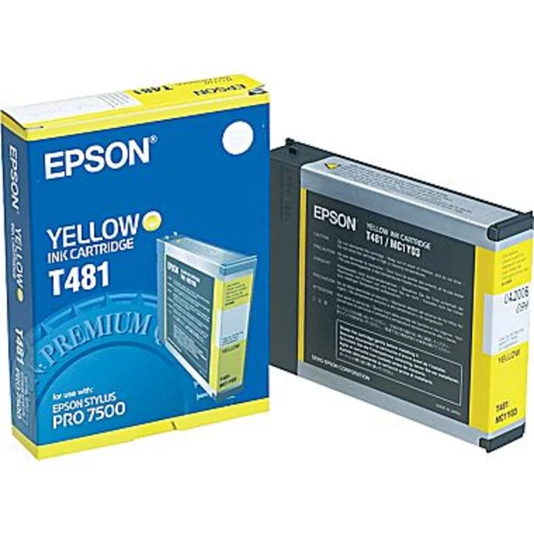 Картридж Т481011 жовтий Epson