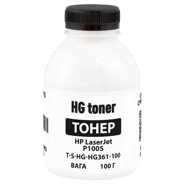 Тонер HP LaserJet P1005 флакон, 100 г HG toner (TSM-HG361-100)