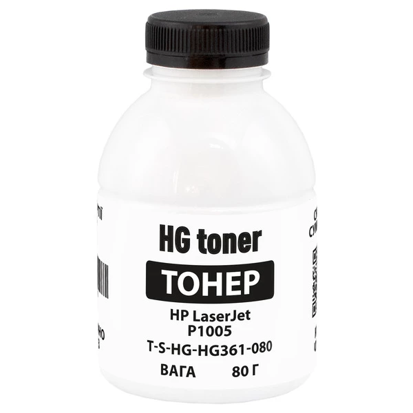 Тонер HP LaserJet P1005 флакон, 80 г HG toner (TSM-HG361-080)