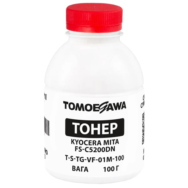 Тонер Kyocera Mita FS-C5200DN флакон, 100 г, пурпуровий Tomoegawa (TSM-VF-01M-100)