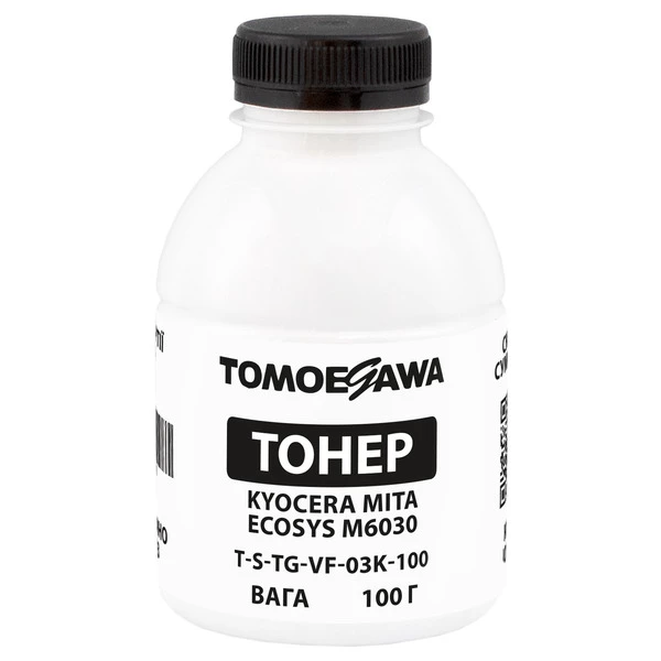 Тонер Kyocera Mita Ecosys M6030 флакон, 100 г, чорний Tomoegawa (TSM-VF-03K-100)