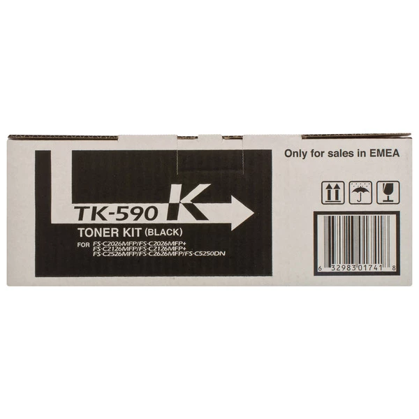 Тонер-картридж TK-590K чорний Kyocera Mita (1T02KV0NL0) - Фото 1 