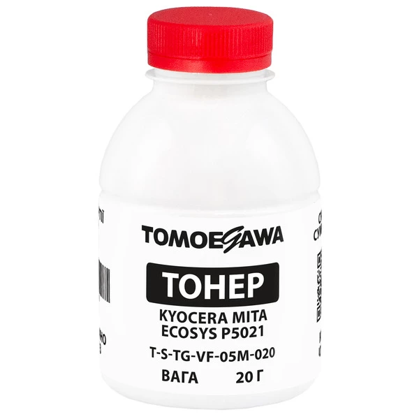 Тонер Kyocera Mita Ecosys P5021 флакон, 20 г, пурпуровий Tomoegawa (TSM-VF-05M-020)