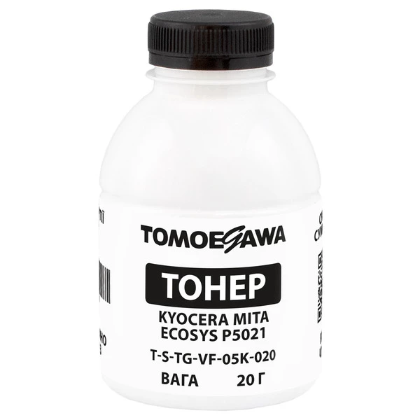 Тонер Kyocera Mita Ecosys P5021 флакон, 20 г, черный Tomoegawa (TSM-VF-05K-020)