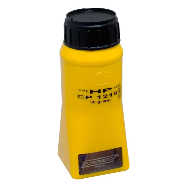 Тонер HP Color LaserJet CP1215 флакон, 30 г, желтый IPM (TSH91Y)