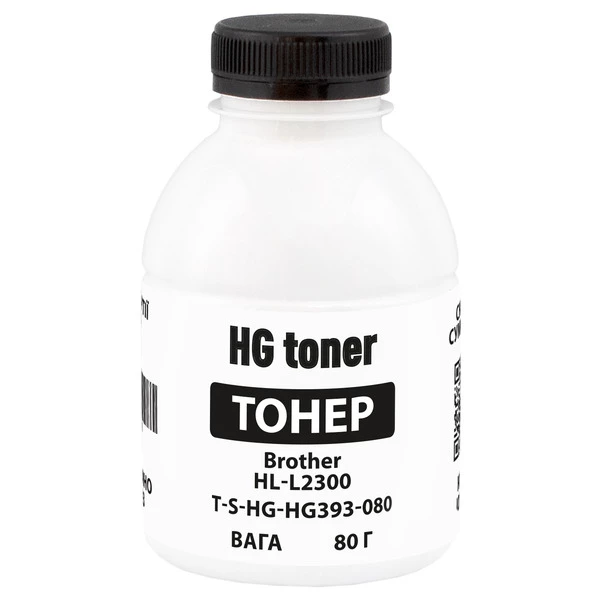 Тонер Brother HL-L2300 флакон, 80 г HG toner (TSM-HG393-080)