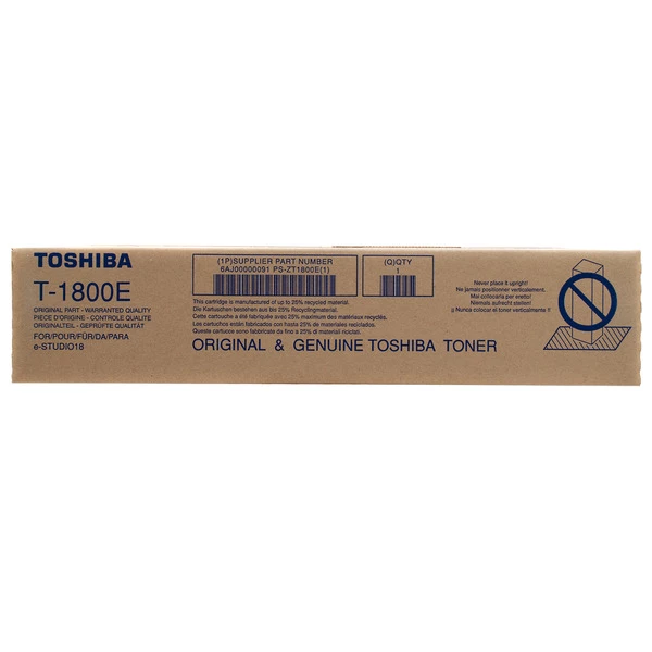 Тонер-картридж T-1800E Toshiba (6AJ00000091/6AJ00000204/6AJ00000264) - Фото 1 