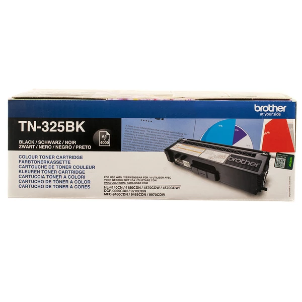 Тонер-картридж TN325BK чорний Brother (TN325BK) - Фото 1 