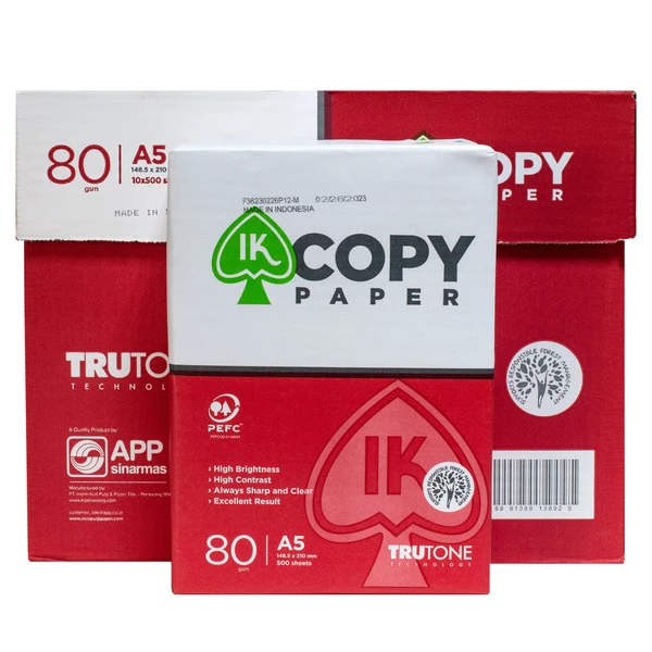 Бумага офисная A5, 80 г/м2, 500 л, Класс В, Copy IK (IK-COPY-80A5)