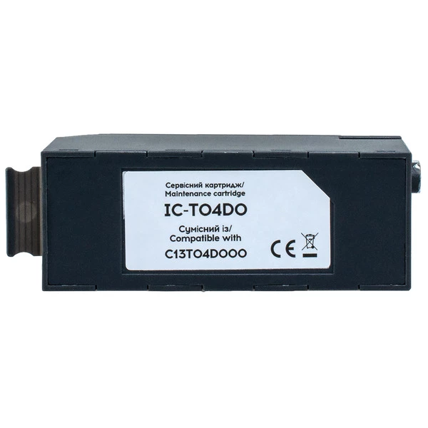 Контейнер (сумісний) для відпрацьованих чорнил Epson T04D0/EWMB1 (C13T04D000) з чіпом Barva (IC-T04D0) - Фото 1 