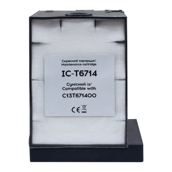 Контейнер (сумісний) для відпрацьованих чорнил Epson T6714/PXMB6 (C13T671400) з чіпом Barva (IC-T6714) - Фото 1 