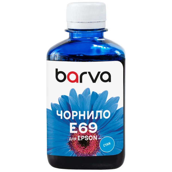 Чернила для Epson T6932 специальные 180 мл, пигментные, голубые Barva (E69-941) - Фото 1 