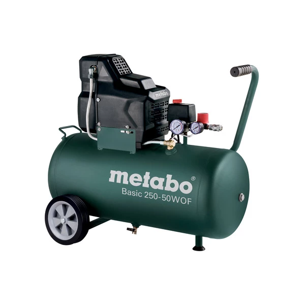 Компресор повітряний Basic 250-50 W OF, 1500Вт, 50л, 120л/хв, 8бар Metabo (601535000)