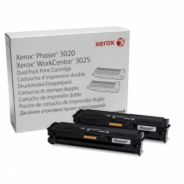 Тонер-картридж PH3020/WC3025 dual pack Xerox (106R03048)