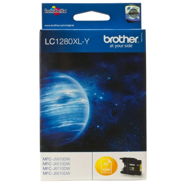 Картридж LC1280XLY желтый Brother (LC1280XLY) - Фото 2