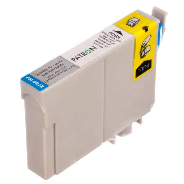 Картридж сумісний Epson T0922/T1082 (C13T10824A10) 500 арк, блакитний Patron (PN-0922) - Фото 4