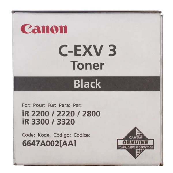 Тонер-картридж C-EXV3 черный Canon (6647A002) - Фото 2