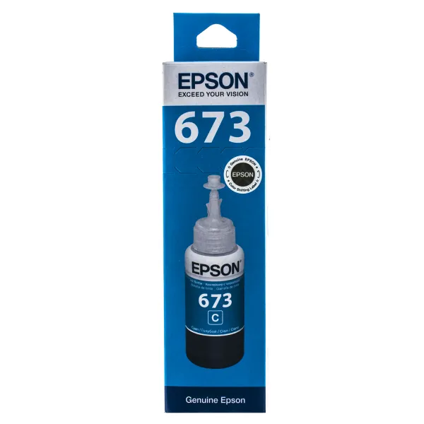 Чорнило L800 блакитні, 70 мл Epson (C13T67324A) - Фото 5