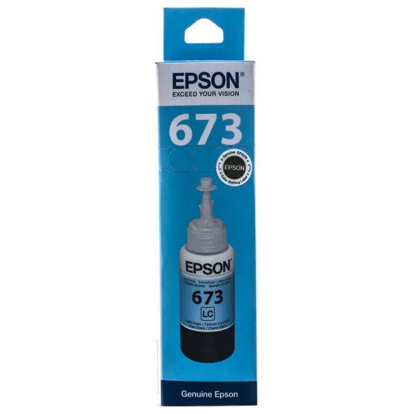 Чорнило L800 світло-блакитні, 70 мл Epson (C13T67354A) - Фото 2