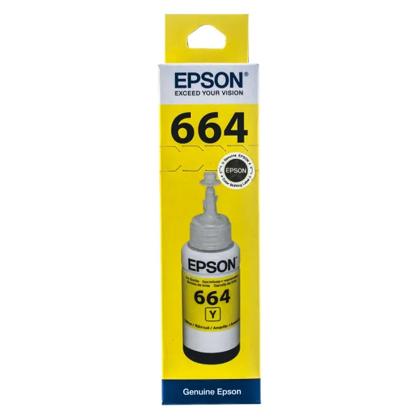 Чернила L100/L200 желтые, 70 мл Epson (C13T66444A) - Фото 3