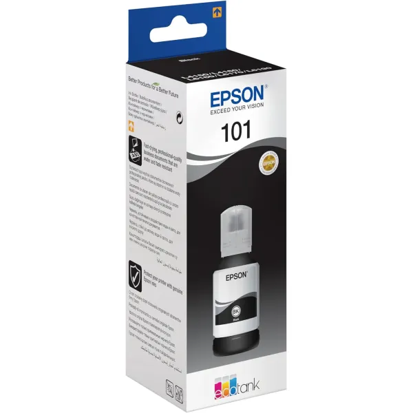 Чернила 101 черные, 127 мл Epson (C13T03V14A) - Фото 2
