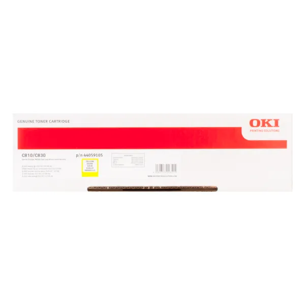 Тонер-картридж C810 NEU жовтий Oki (44059117) - Фото 5